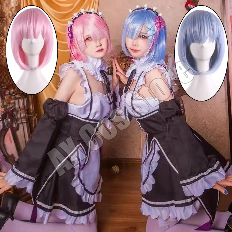 Re Zero Rem Wig - Anime Re: nul Kara Hajimeru Isekai