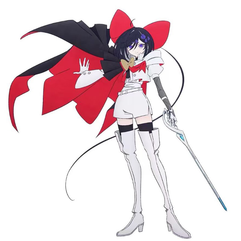 Anime Cosplay Long Black Hair - [Stijlvolle Pruik]Sapphire Cosplay Pruik Anime The