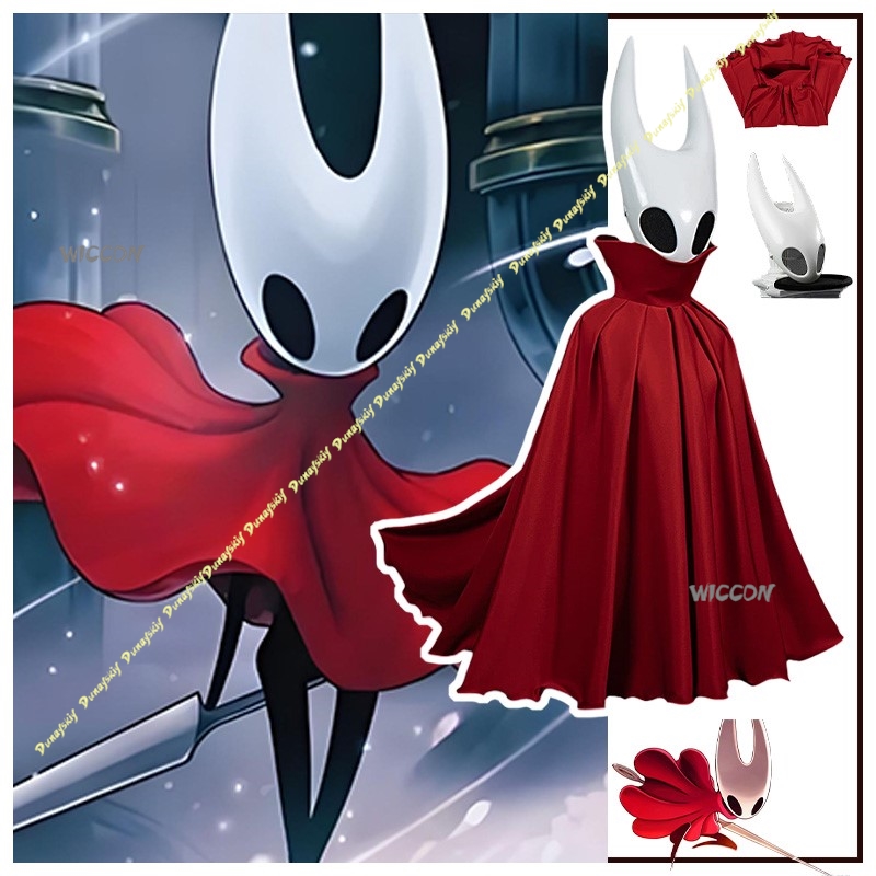Cosplay Anime Boy - Cosplay Kostuums Spel Pak Hollow Knight