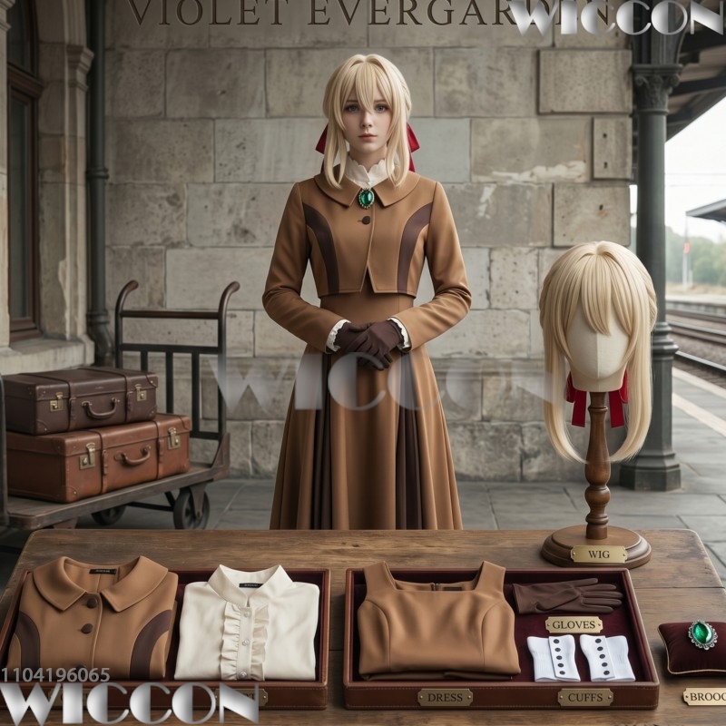 Violet Evergarden Dress - Violet Evergarden Cosplay Kostuum Schooluniform Jurk