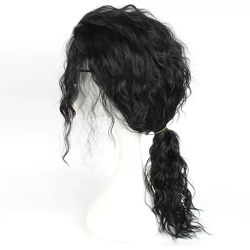 Anime Cosplay Long Black Hair - MJ Michael Cosplay Zwarte Pruik Jackson