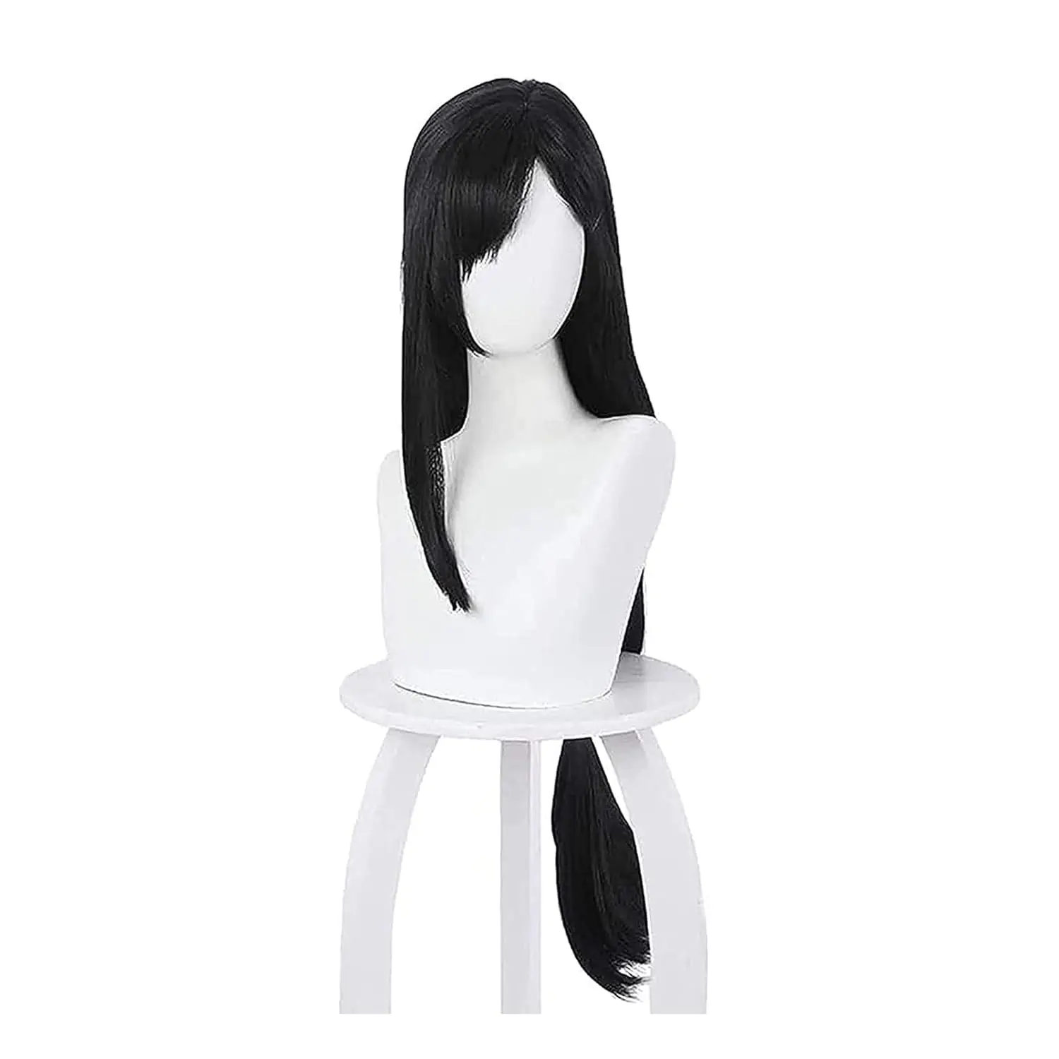 Anime Cosplay Long Black Hair - Tifa Lockhart Cosplaypruik Anime Lang Zwart