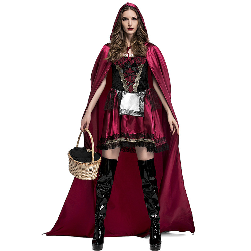 Anime Cosplay Recommendations - Halloween Roodkapje-kostuum Luxe cosplay met lange