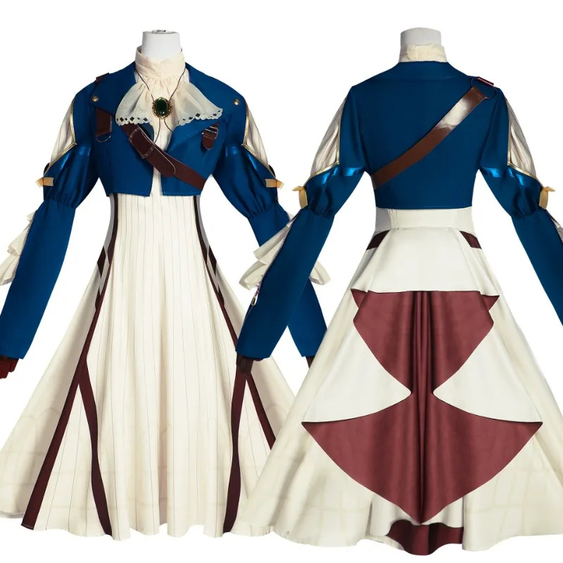 Violet Evergarden Dress - Anime Violet Evergarden Kostuum Cosplay Volledige