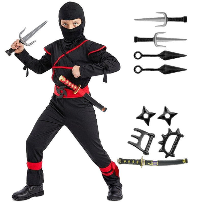 Cosplay Anime Boy - Japans Samurai-kostuum voor kinderen Ninja Cosplay