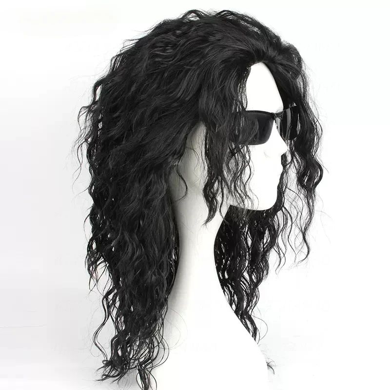 MJ Michael Cosplay Zwarte Prui - Anime Cosplay Long Black Hair recensie en prijs