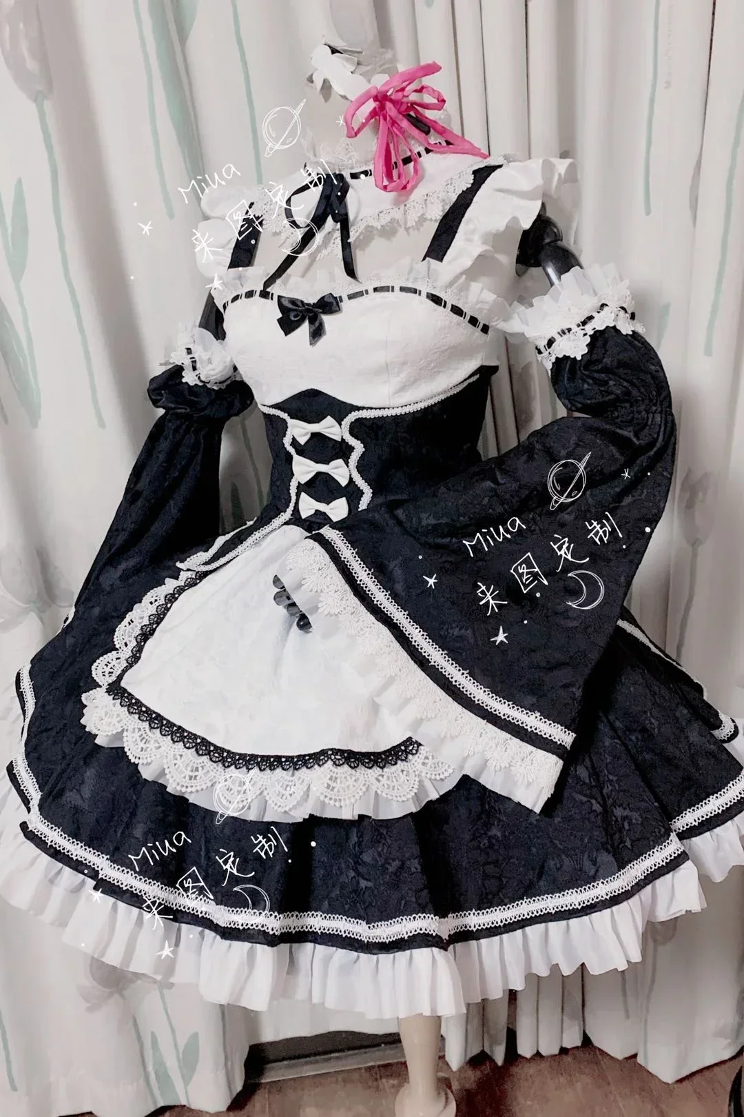 Nieuwe Anime Maid Rem Cosplay  - Re Zero Rem Wig recensie en prijs