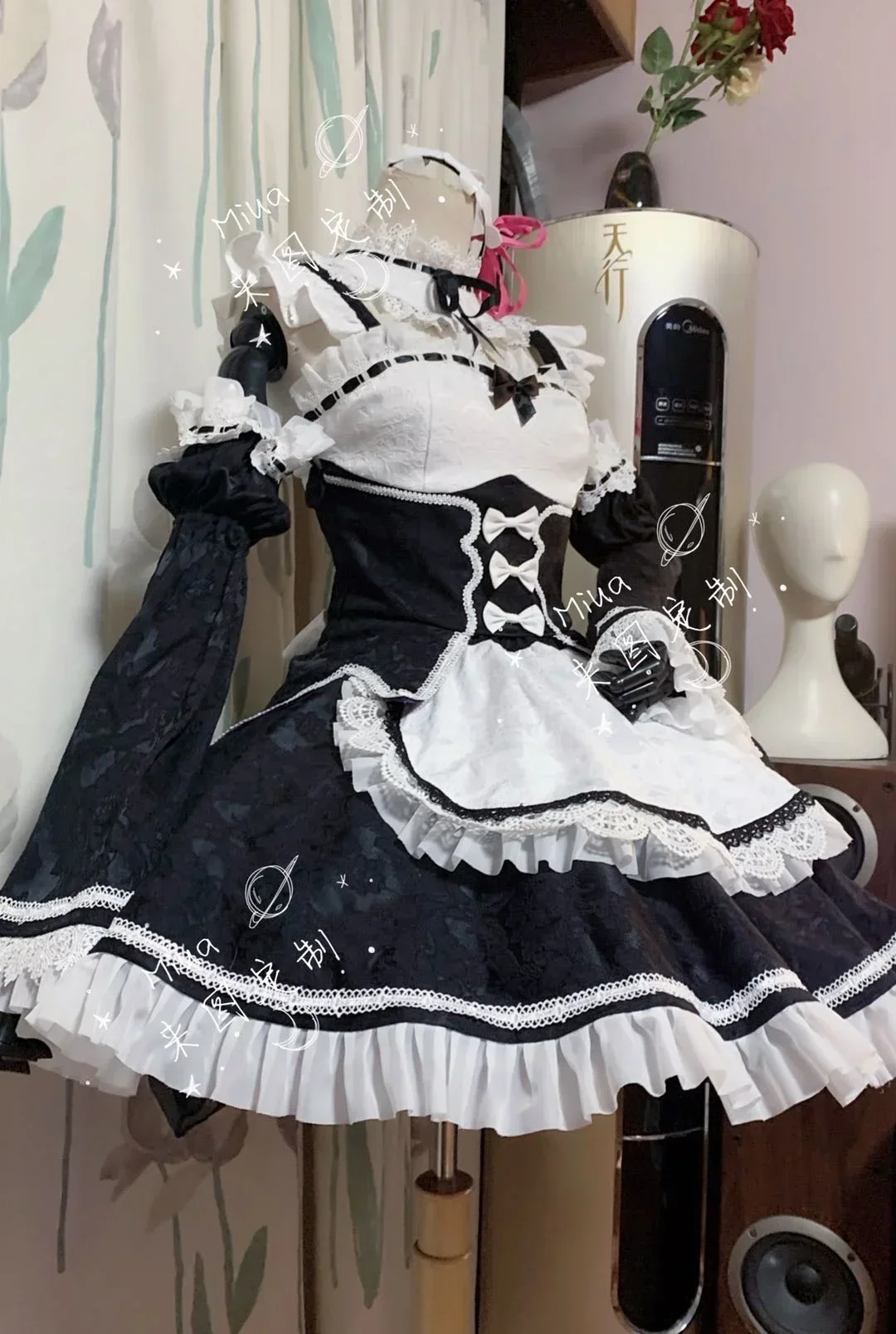 Nieuwe Anime Maid Rem Cosplay  - Re Zero Rem Wig recensie en prijs