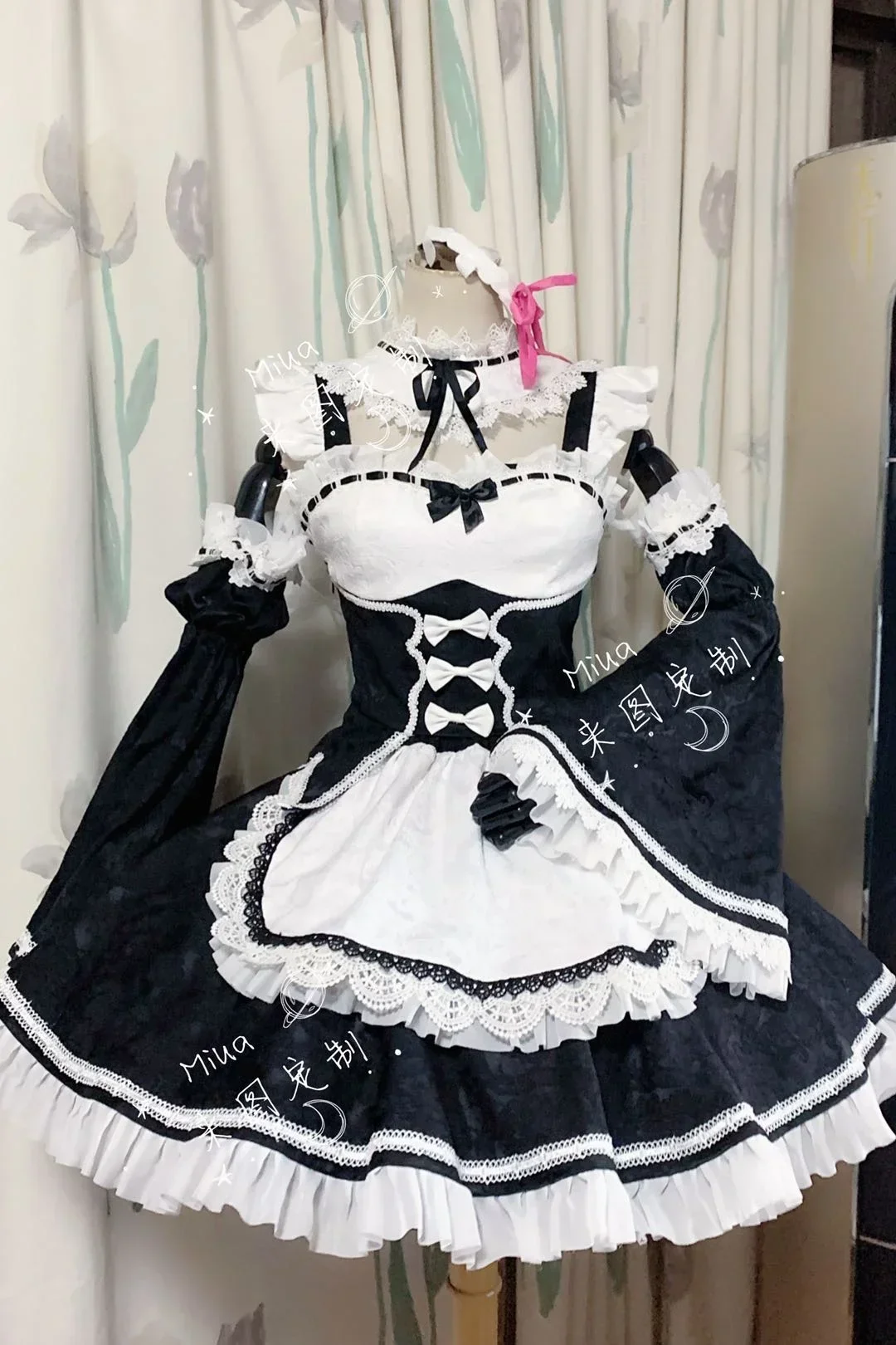Nieuwe Anime Maid Rem Cosplay  - Re Zero Rem Wig recensie en prijs