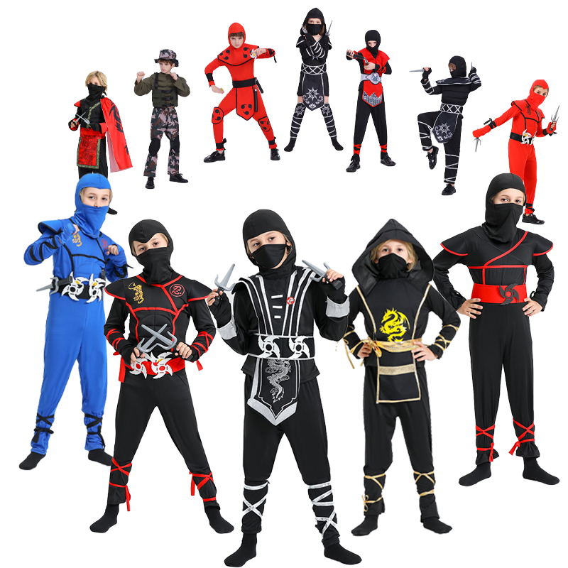 Ninja-kostuum voor jongens met - Anime Cosplay Outfit Ideas recensie en prijs