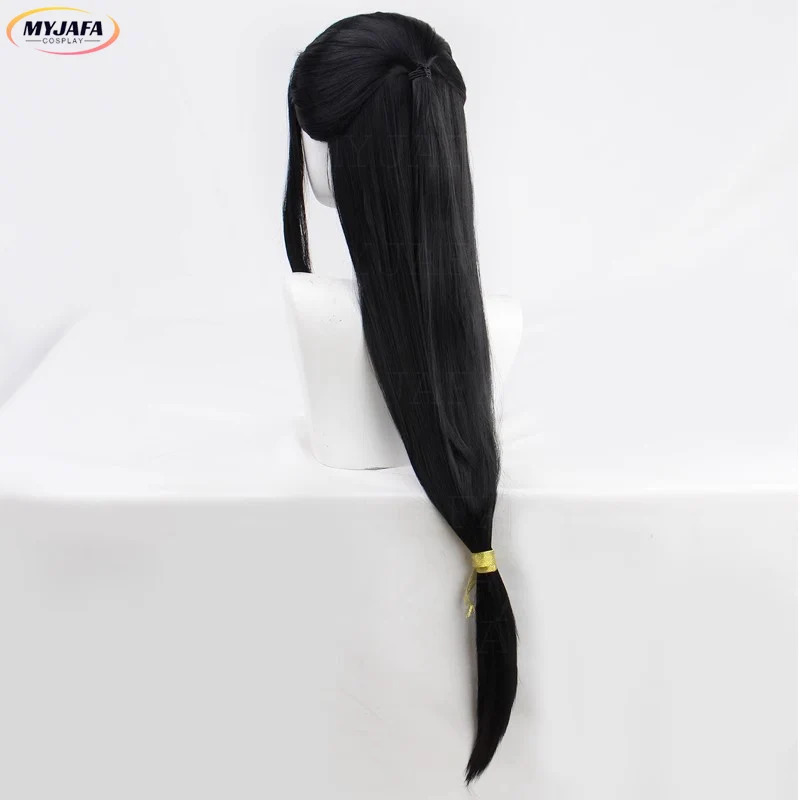 CyJin Guangyao Cosplay Pruik J - Anime Cosplay Long Black Hair recensie en prijs