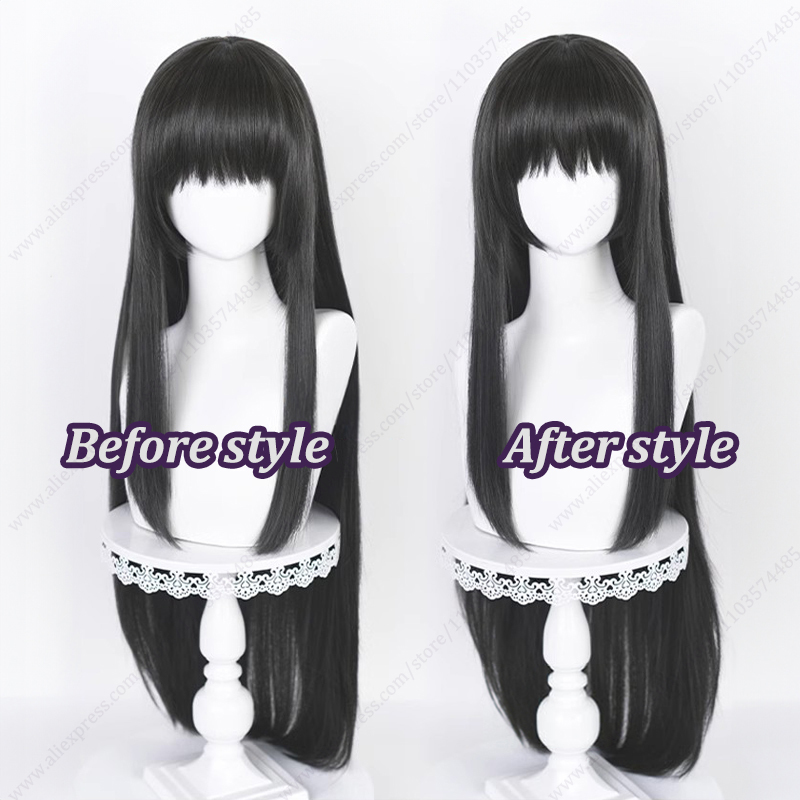 Akemi Homura 90Cm Lange Rechte - Anime Cosplay Long Black Hair recensie en prijs