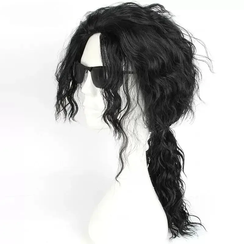 MJ Michael Cosplay Zwarte Prui - Anime Cosplay Long Black Hair recensie en prijs