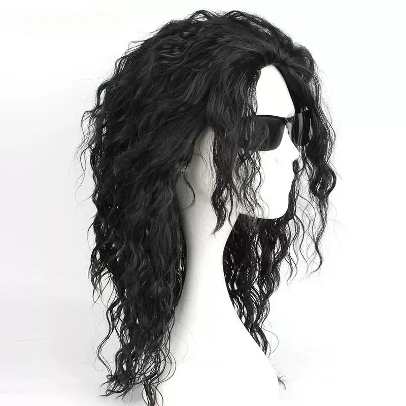 MJ Michael Cosplay Zwarte Prui - Anime Cosplay Long Black Hair recensie en prijs
