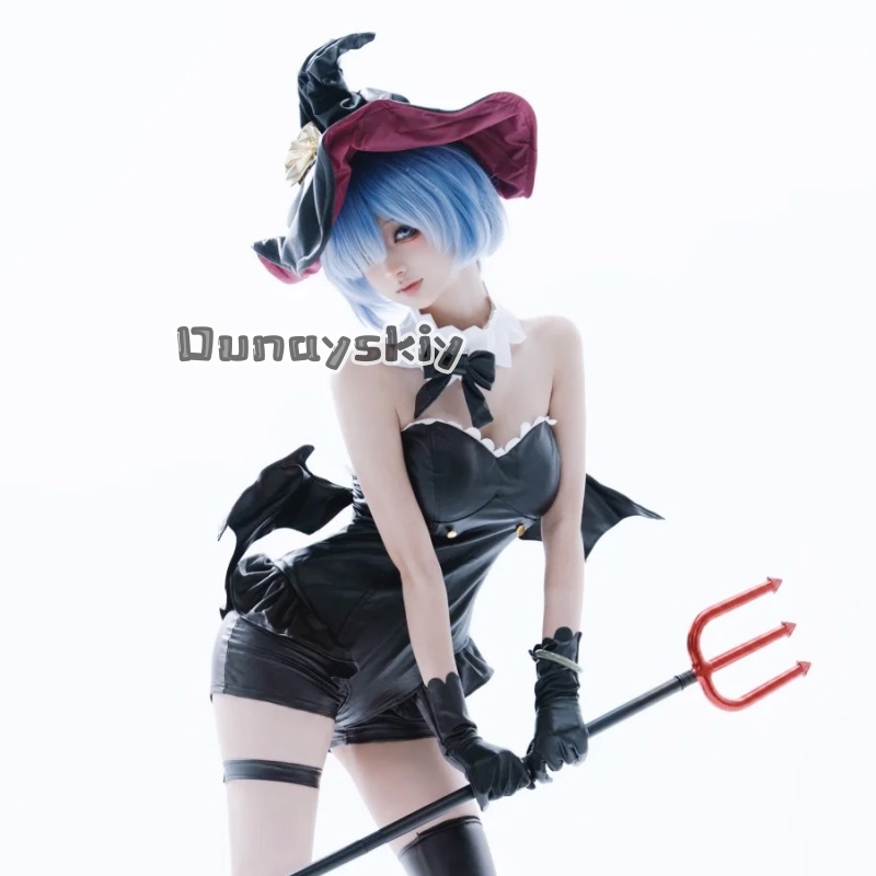 KS*12Anime Re Zero Cosplay Rem - Re Zero Rem Wig recensie en prijs