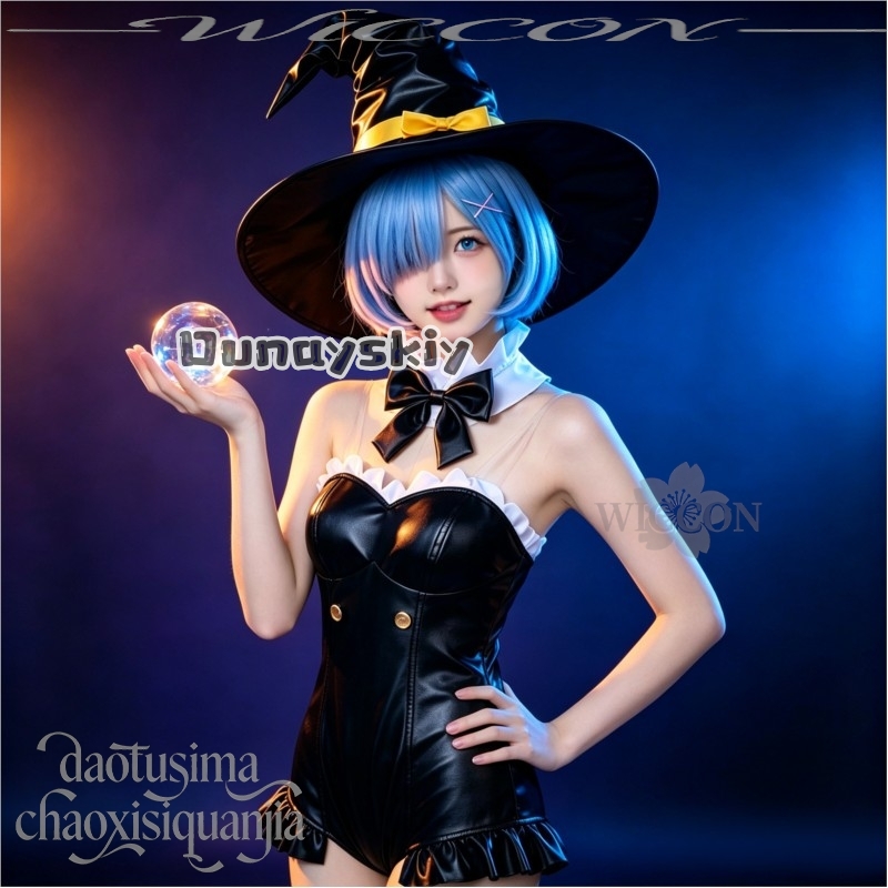 KS*12Anime Re Zero Cosplay Rem - Re Zero Rem Wig recensie en prijs