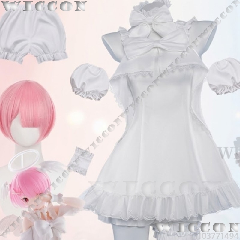 Ram Rem Sweet Angel Pure White - Re Zero Rem Wig recensie en prijs