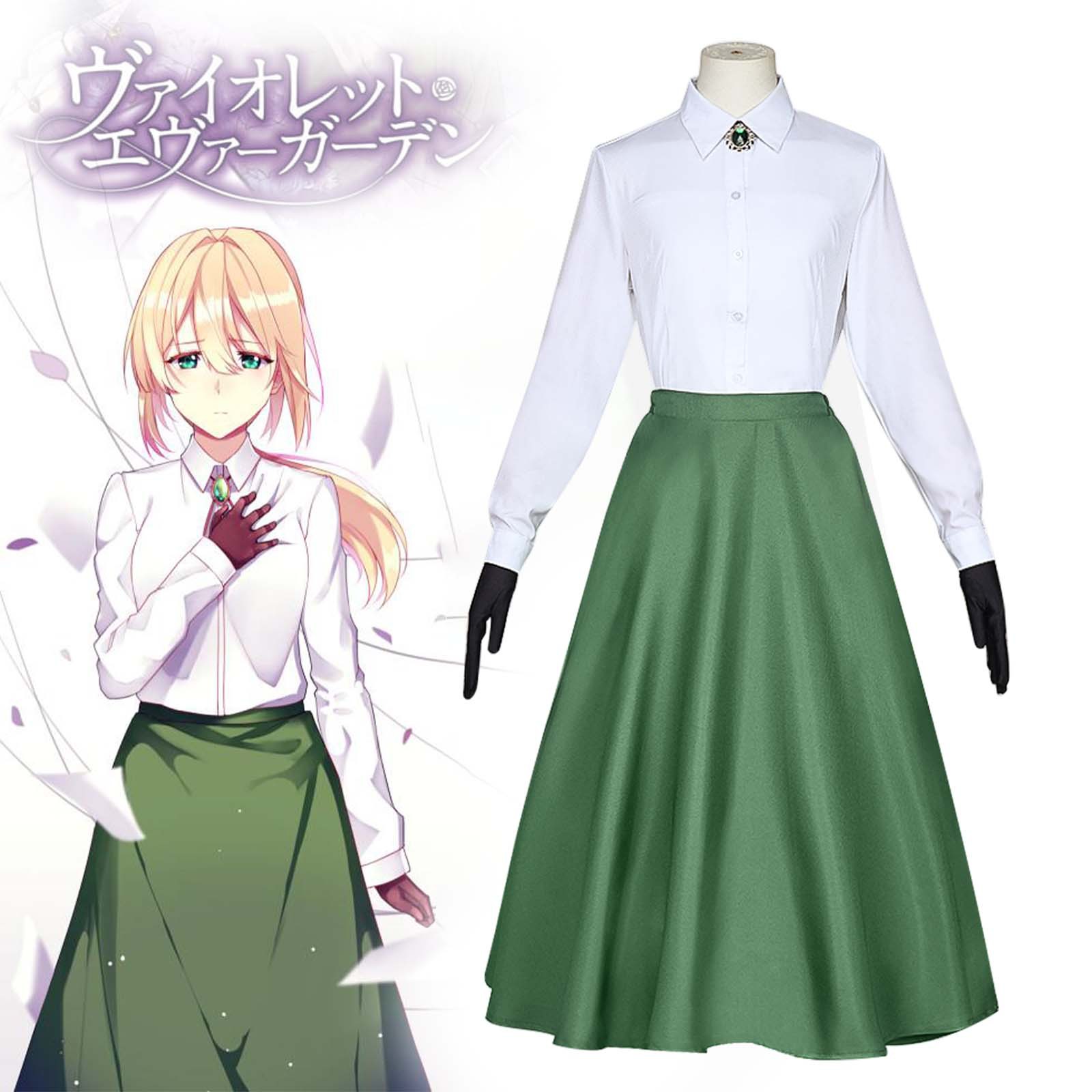 Violet Evergarden cosplay kost - Violet Evergarden Dress recensie en prijs