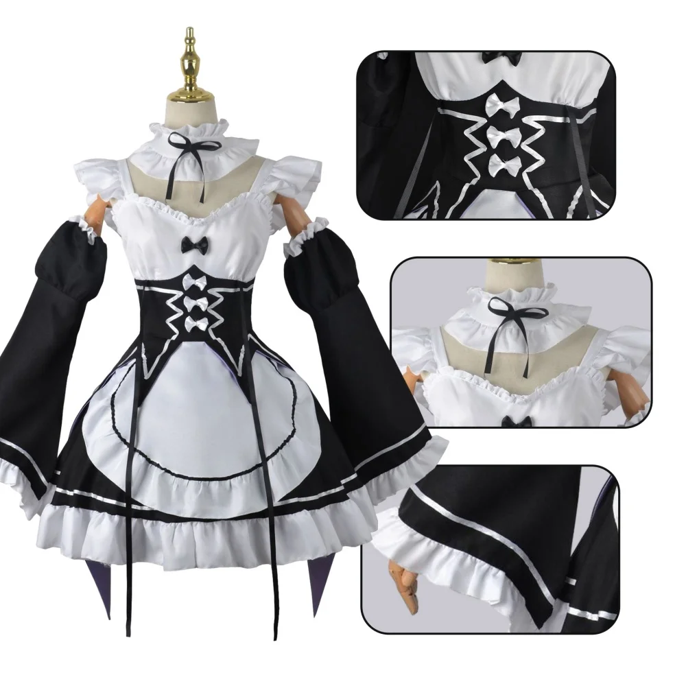 Anime Ram Rem Maid Cosplay Re  - Anime Cosplay Live recensie en prijs
