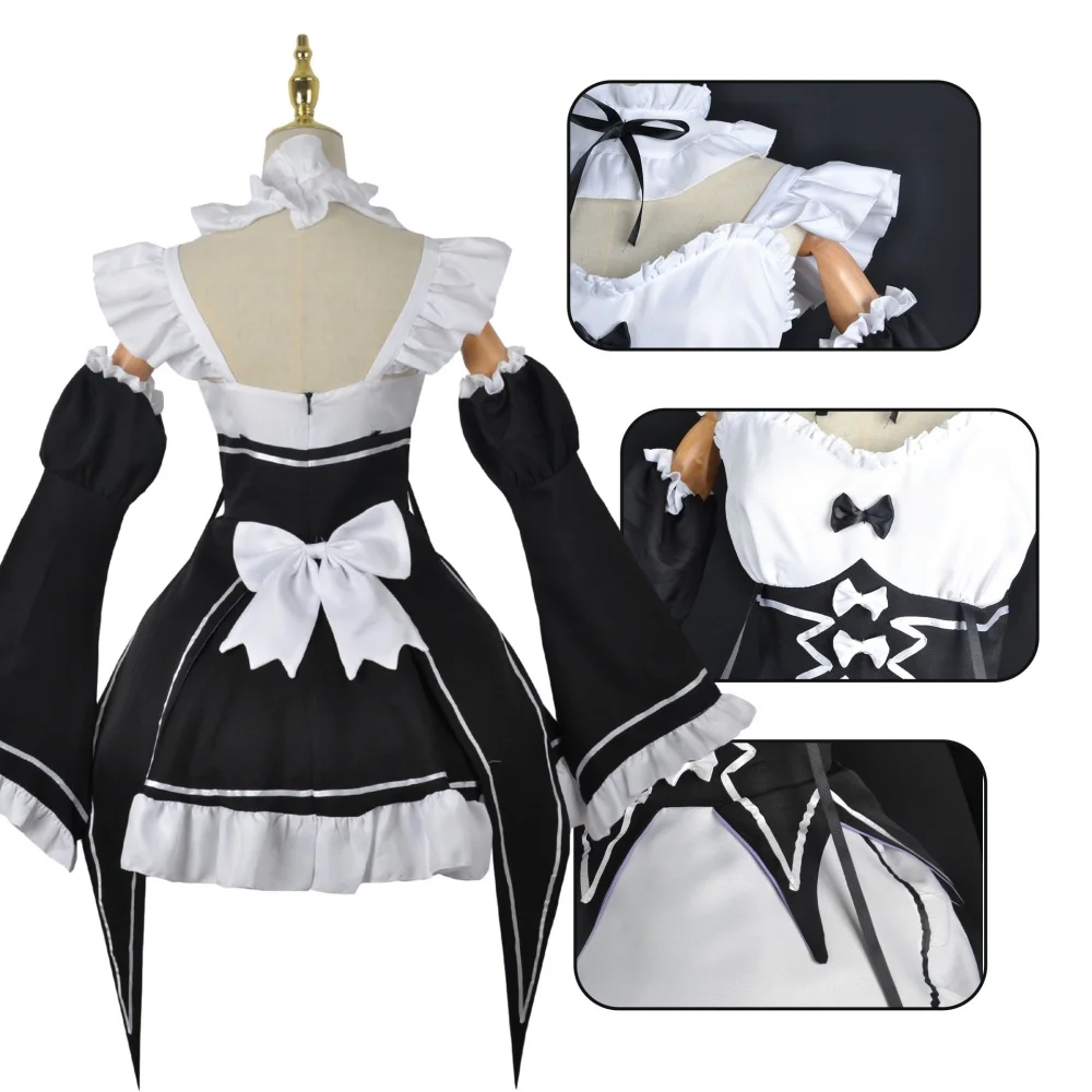 Anime Ram Rem Maid Cosplay Re  - Anime Cosplay Live recensie en prijs
