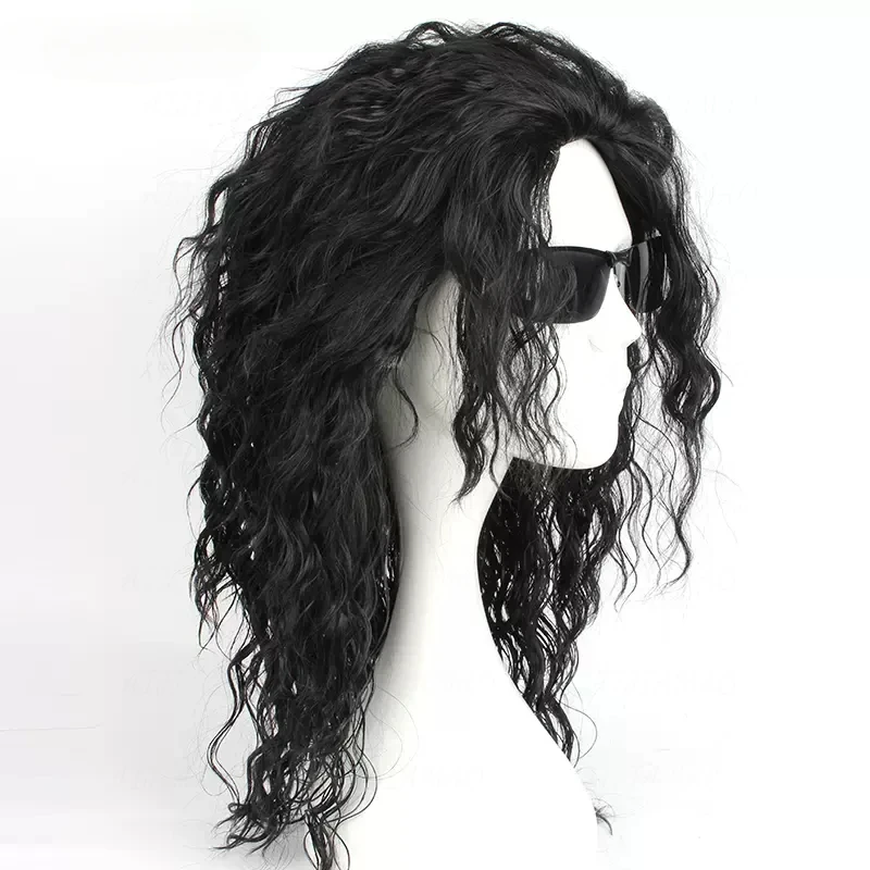 Anime Michael Jackson Cosplay  - Anime Cosplay Long Black Hair recensie en prijs
