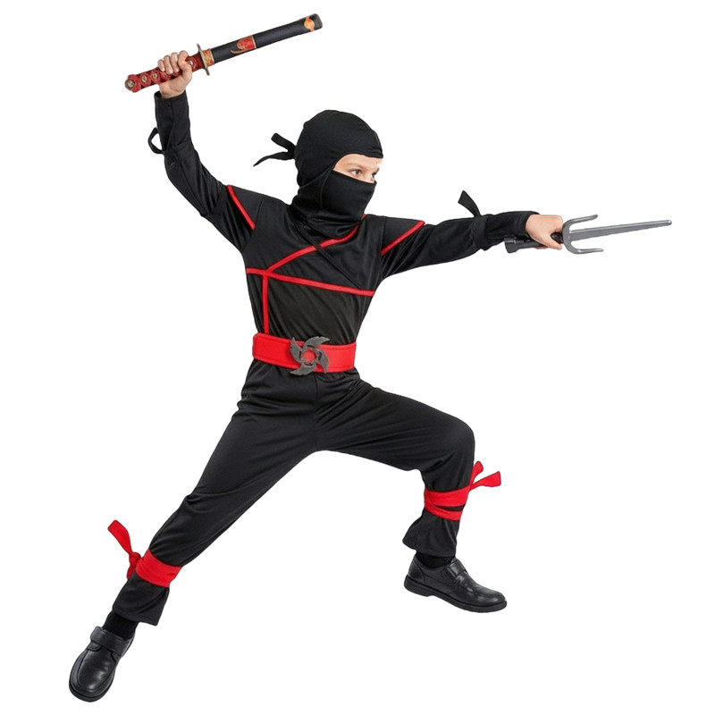 Japans Samurai-kostuum voor ki - Cosplay Anime Boy recensie en prijs