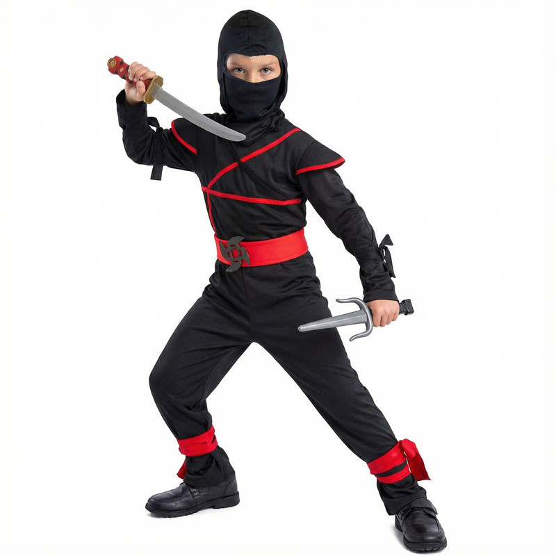 Japans Samurai-kostuum voor ki - Cosplay Anime Boy recensie en prijs